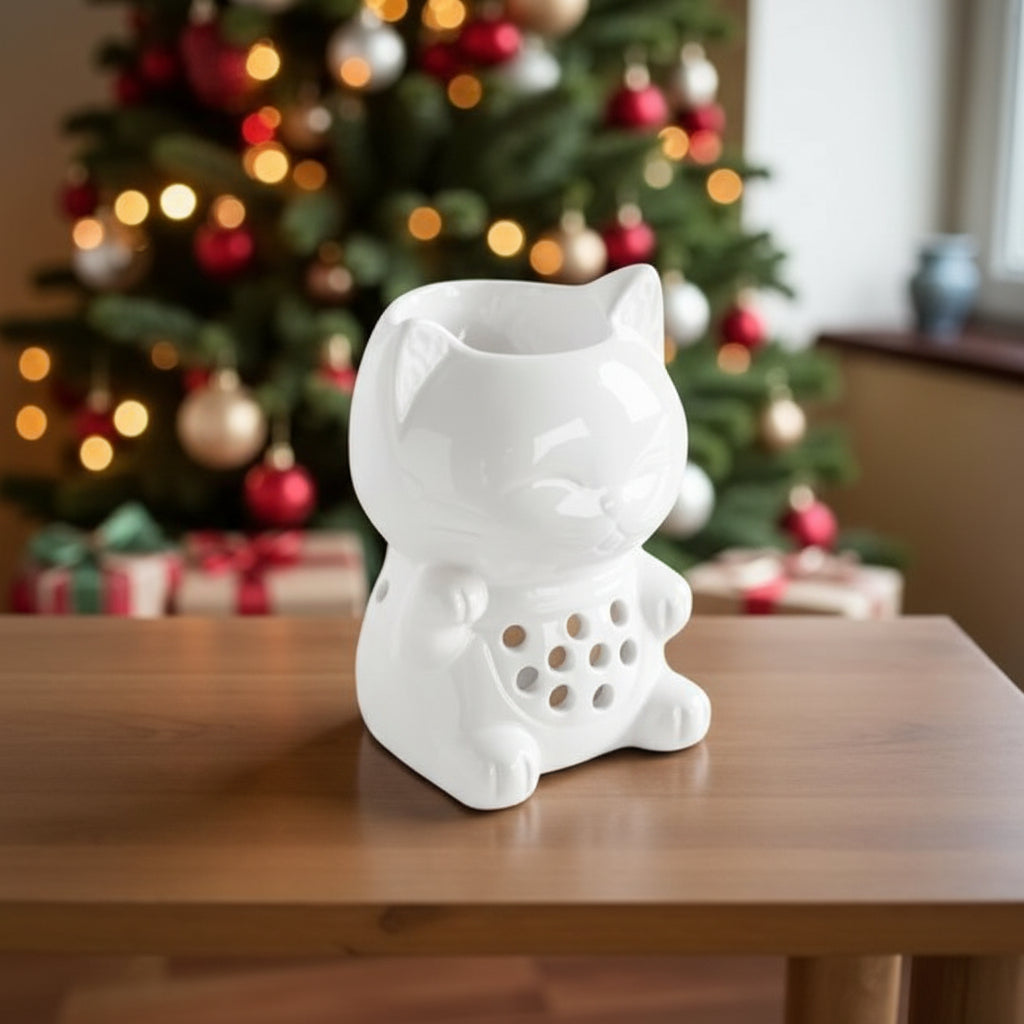 Brûle-Parfum Chat "trop mimi"