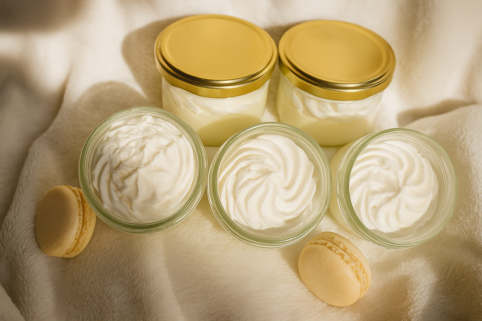 Fondant Chantilly "macaron vanille"